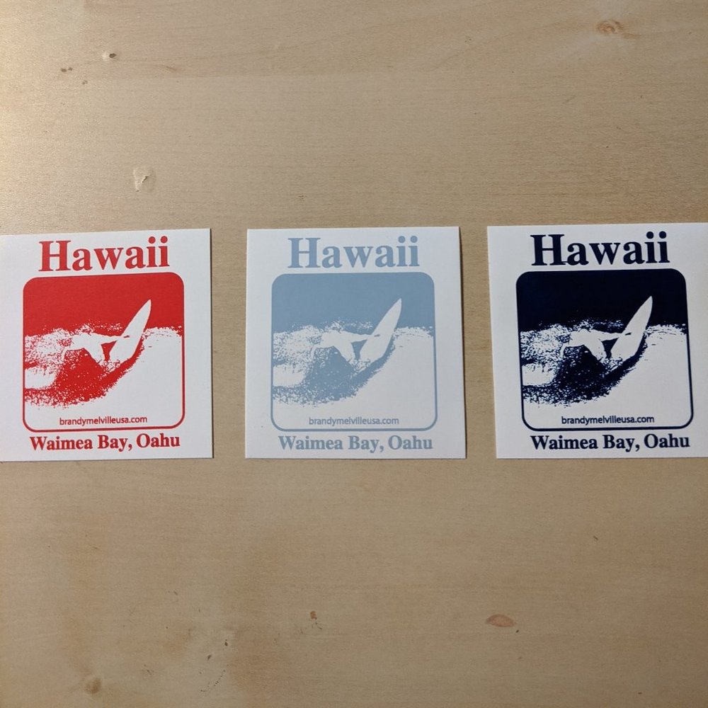 Brandy Melville Hawaii Stickers